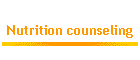 Nutrition counseling